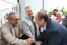 گزارش تصویری از استقبال دانشگاهیان و مردم شاهرود  از پروفسور علی اکبر جلالی  در دانشگاه صنعتی شاهرود